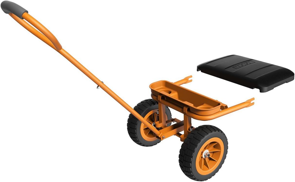 Worx WG050 8-in-1 Aerocart Garden Cart/Wheelbarrow Heavy Duty/Dolly