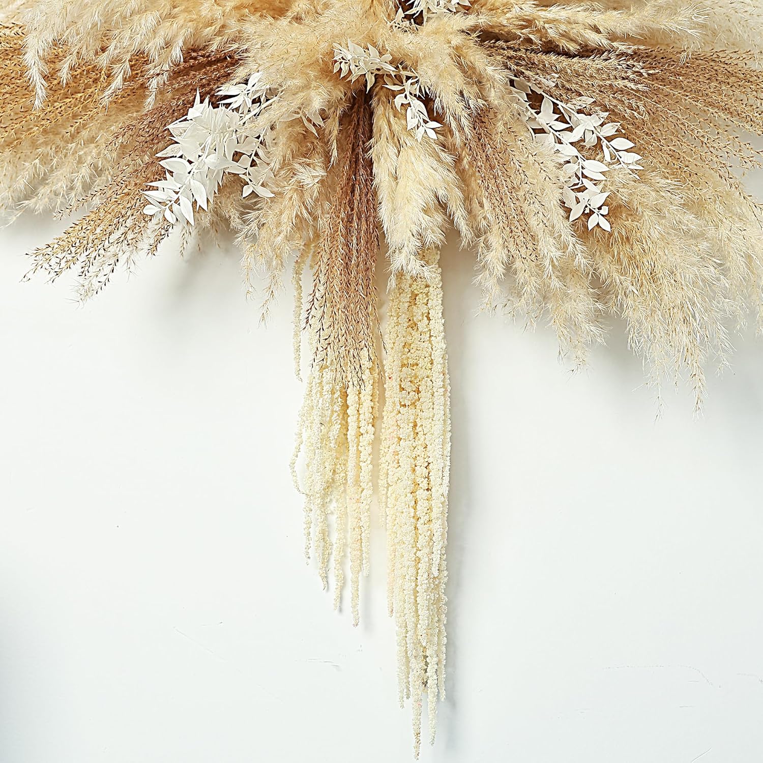 1pc Medium Pampas Grass Wall Decor, Boho Wedding Arch and Backdrop Arrangement, Rustic Wedding Decor, Dried Grass Floral Swag