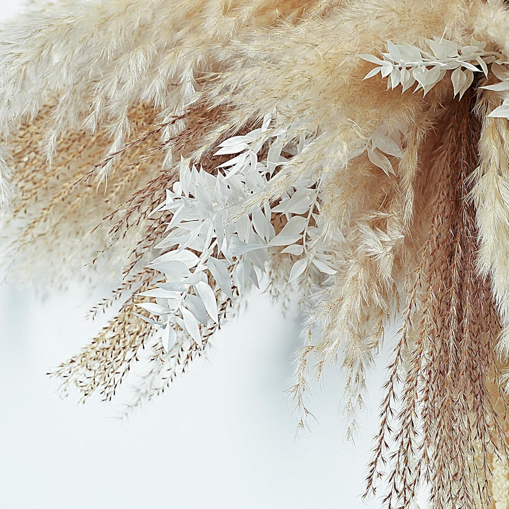 1pc Medium Pampas Grass Wall Decor, Boho Wedding Arch and Backdrop Arrangement, Rustic Wedding Decor, Dried Grass Floral Swag